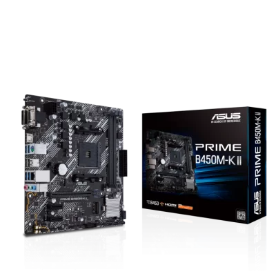 ASUS PRIME B450M-K II DDR4 4400MHZ 1XVGA 1XHDMI 1XDVI 1XM.2 USB 3.2 MATX AM4 