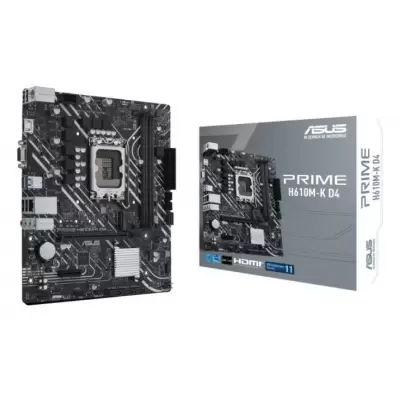 ASUS PRIME H610M-K D4 DDR4 3200MHZ 1XVGA 1XHDMI 1XM.2 USB 3.2 MATX 1700P 