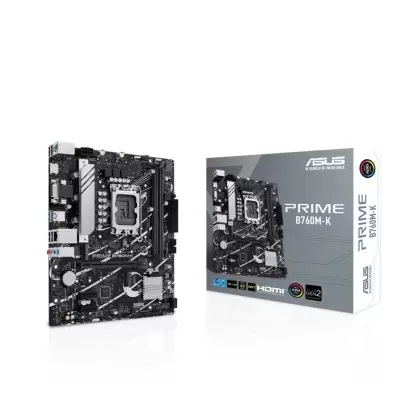 ASUS PRIME B760M-K DDR5 8000MHZ 1XVGA 1XHDMI 2XM.2 USB 3.2 MATX 1700P (12. / 13. VE 14. NESİL İŞLEMCİ UYUMLU) 
