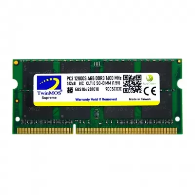 4 GB DDR3 1600MHZ TWINMOS 1.5 NB MDD34GB1600N 