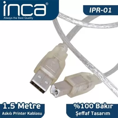 INCA IPR-01 USB 2.0 1.5M YAZICI KABLOSU 