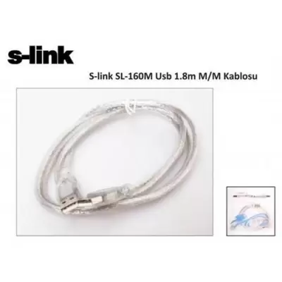 S-LINK SL-160M 1.8M USB UZATMA KABLOSU (M/M) 