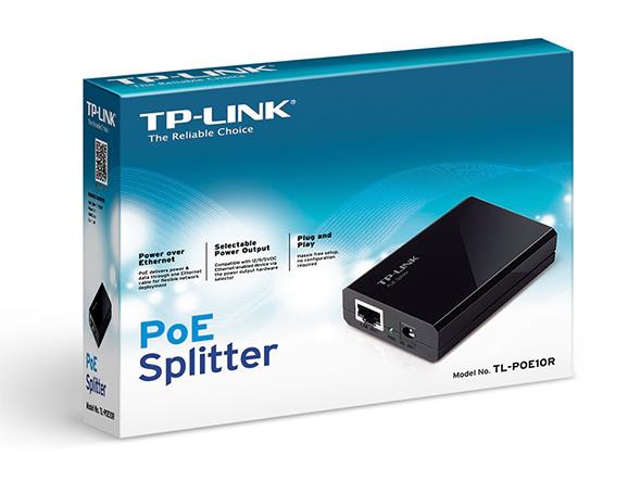 TP-LINK TL-POE10R 10/100/1000 V4.0 POE SPLITTER 