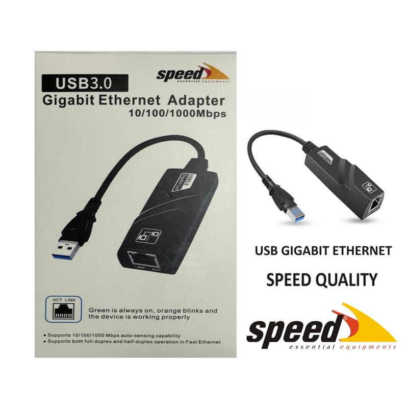 SPEED SP UE050 10/100/1000MBPS USB 2.0/3.0 GIGABIT ETHERNET ÇEVİRİCİ 