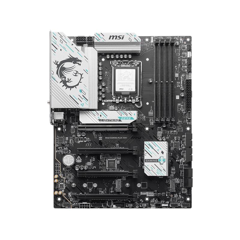 MSI B860 GAMING PLUS WIFI DDR5 8800MT/S 1XHDMI 1XDP 3XM.2 ATX 1851P (INTEL ULTRA PROCESSORS SERIES2)