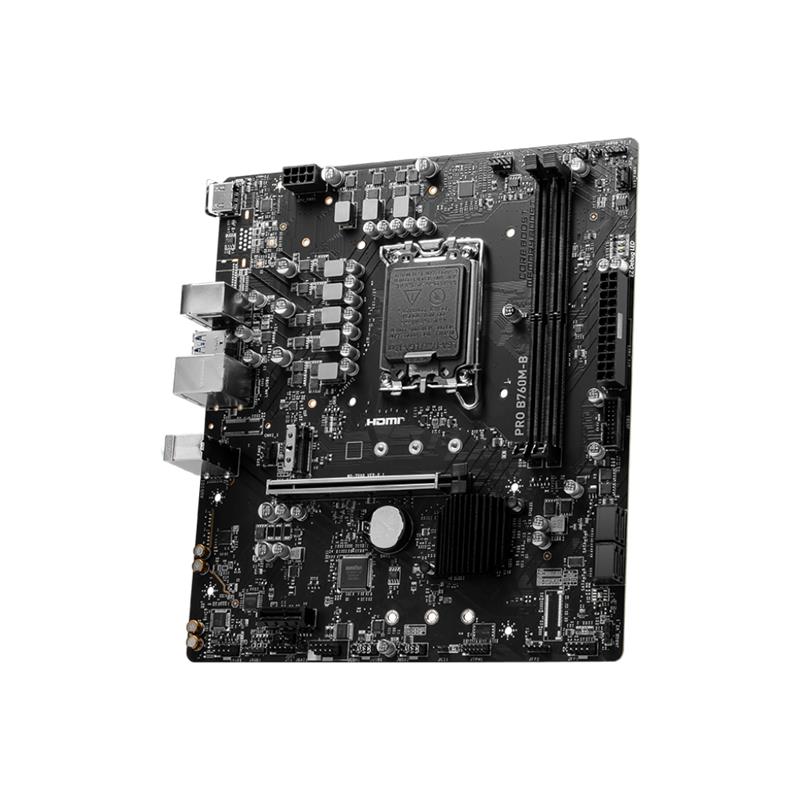 MSI GEFORCE PRO B760M-B DDR4 6400MHZ 1XHDMI 1XM.2 USB 3.2 1700P MATX MSI GEFORCE PRO B760M-B DDR4 6400MHZ 1XHDMI 1XM.2 USB 3.2 1700P MATX