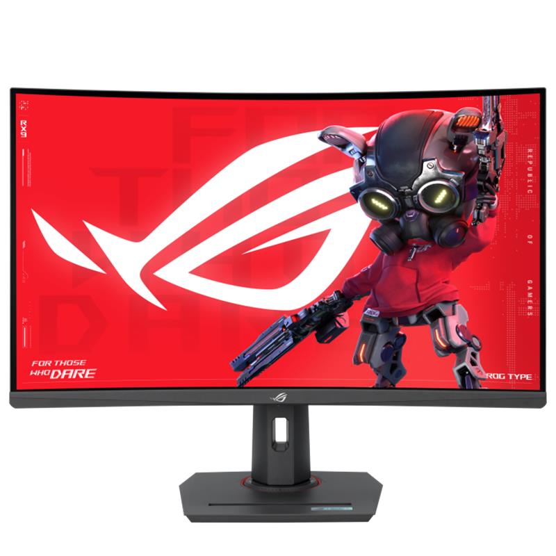 31.5 ASUS ROG STRIX XG32WCS 1MS 180MHZ 1XHDMI 1XDP 1XUSB TYPE-C QHD 2560X1440 YÜKSEKLİK AYARI CURVED PİVOT VESA SİYAH 