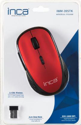 INCA IWM-395TK KIRMIZI KABLOSUZ 1600 DPI MOUSE